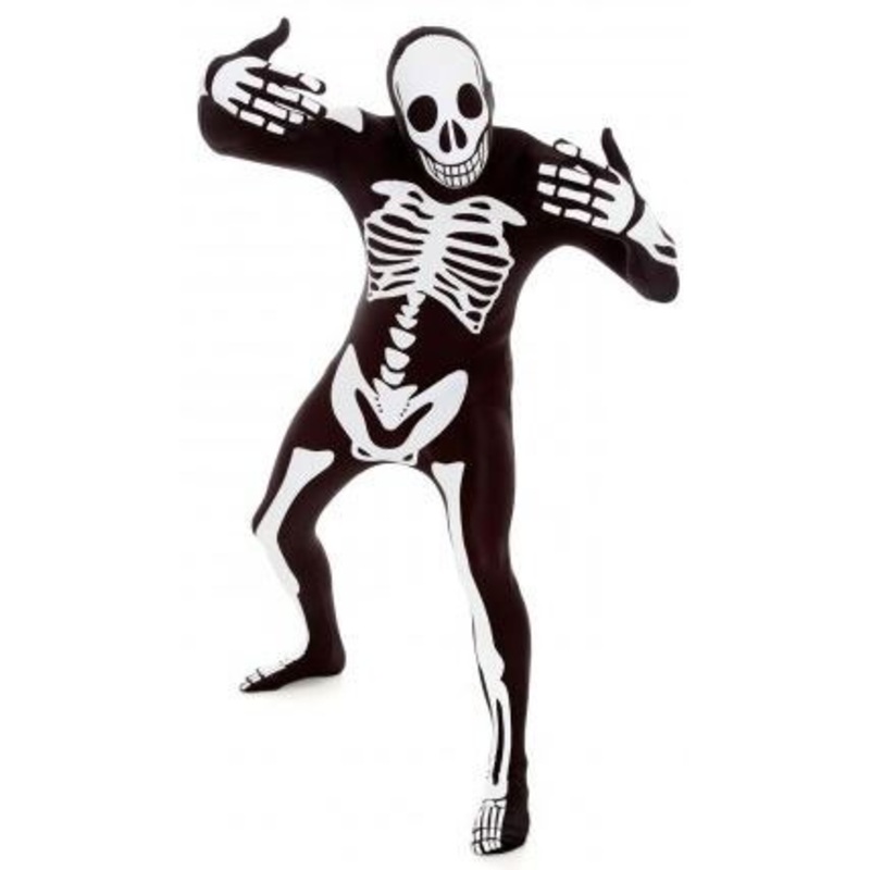 Luminous skeleton morphsuit M