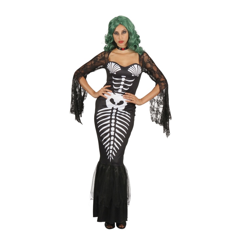 Mermaid skeleton costume for women