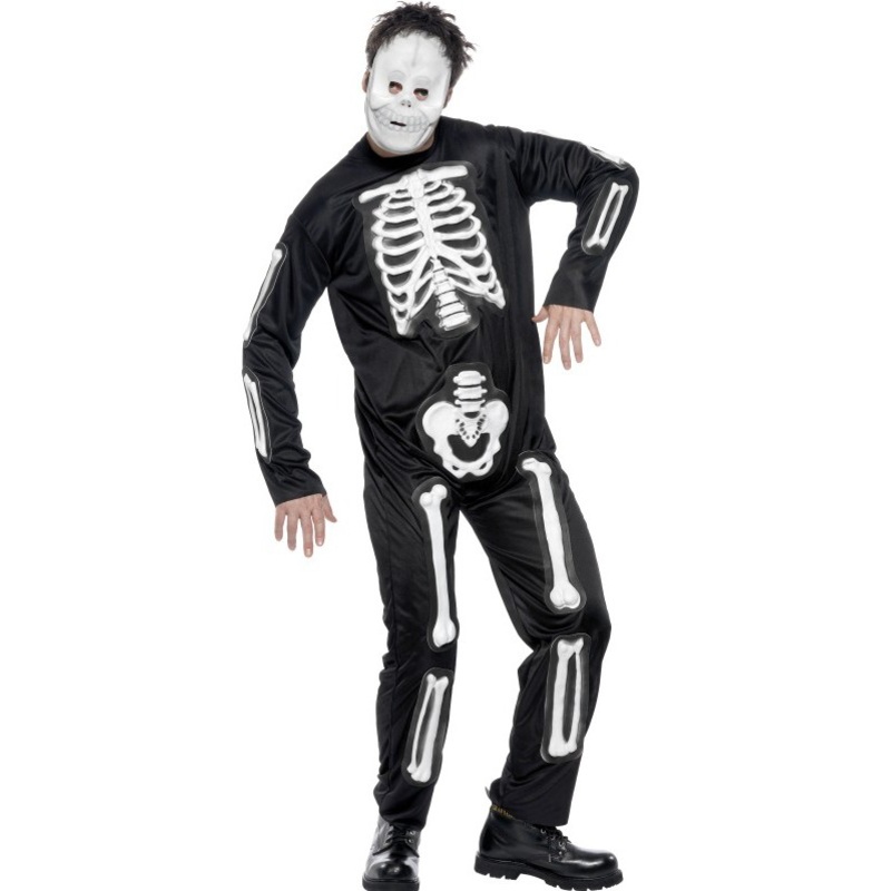 Mister Harry Bone Man Black Costume