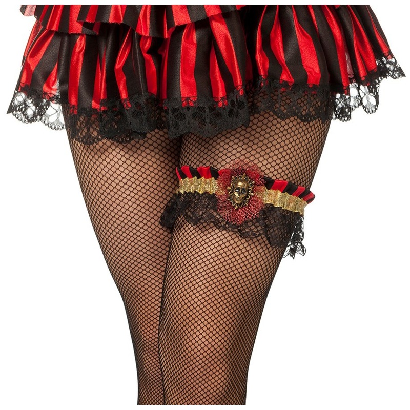Pirates Wife Garter Red
