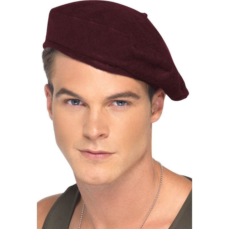 Red soldier beret