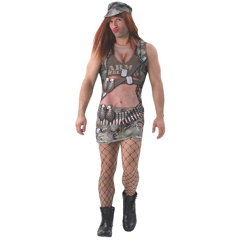 Sexy Army soldier mens costume