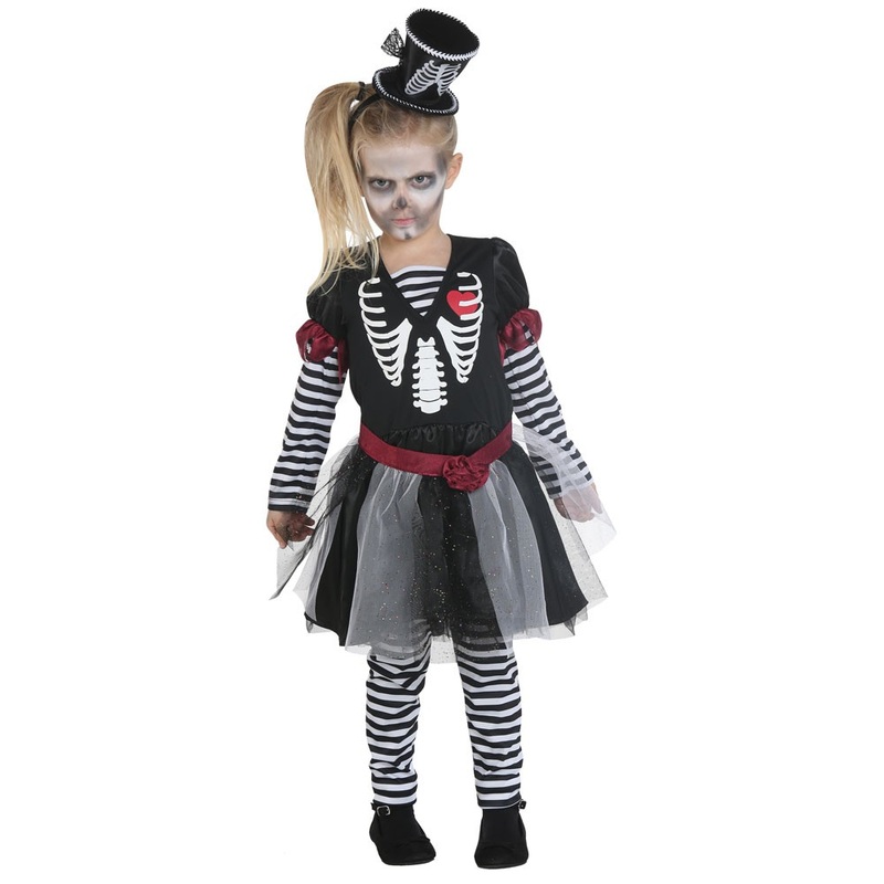 Skeleton Scarlett child costume 116