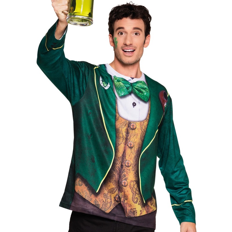St. Patricks Day 3D men shirt M