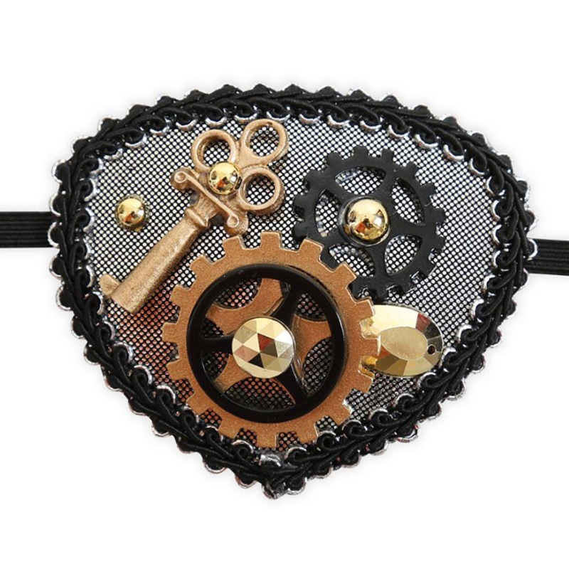 Steampunk eye patch deluxe
