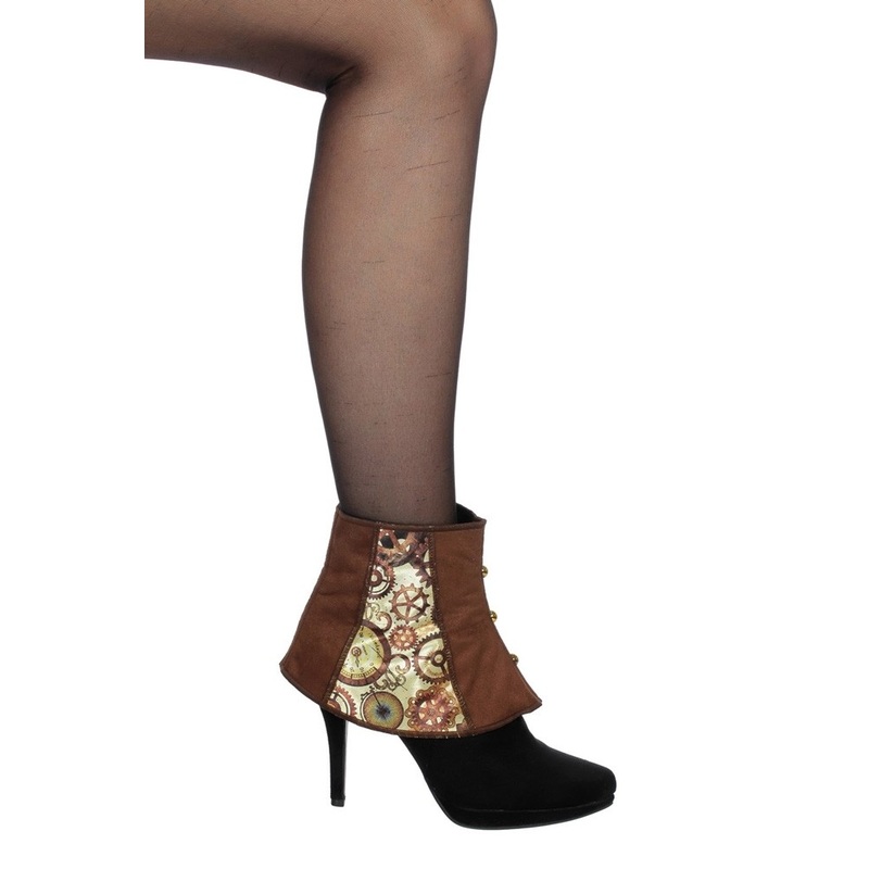 Steampunk shoe cuffs