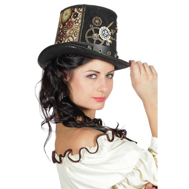 Steampunk top hat Giovanna