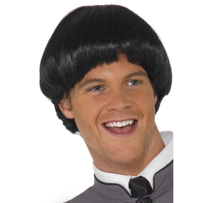 60s mushroom head men's wig