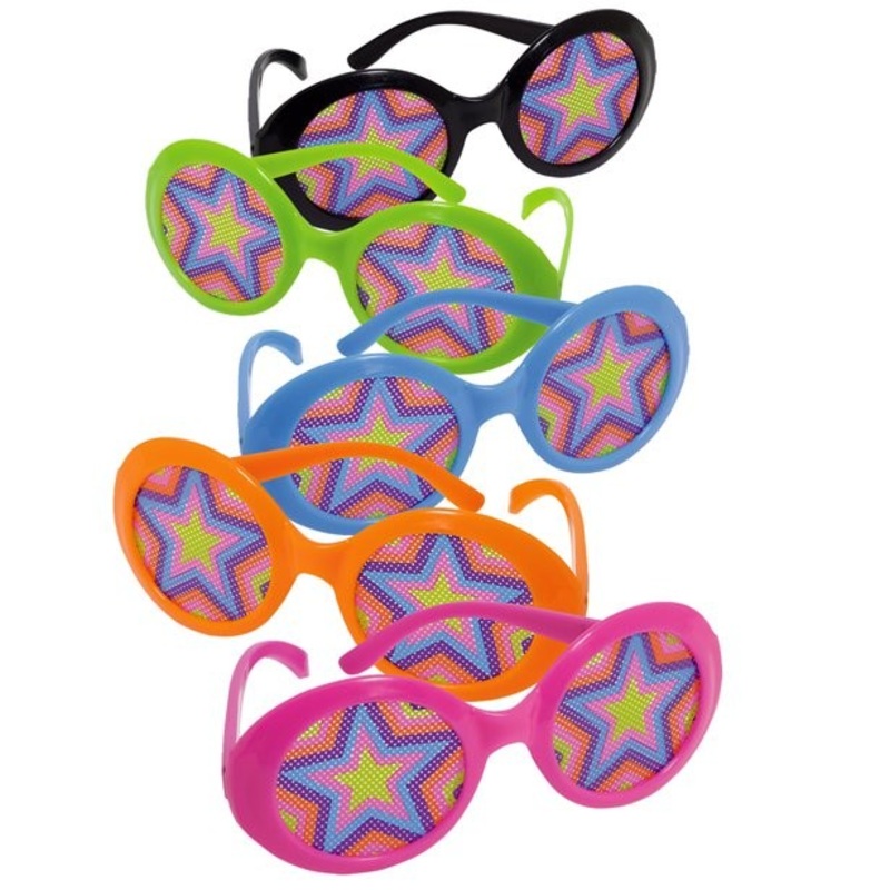 70s Partytime glasses set of 10