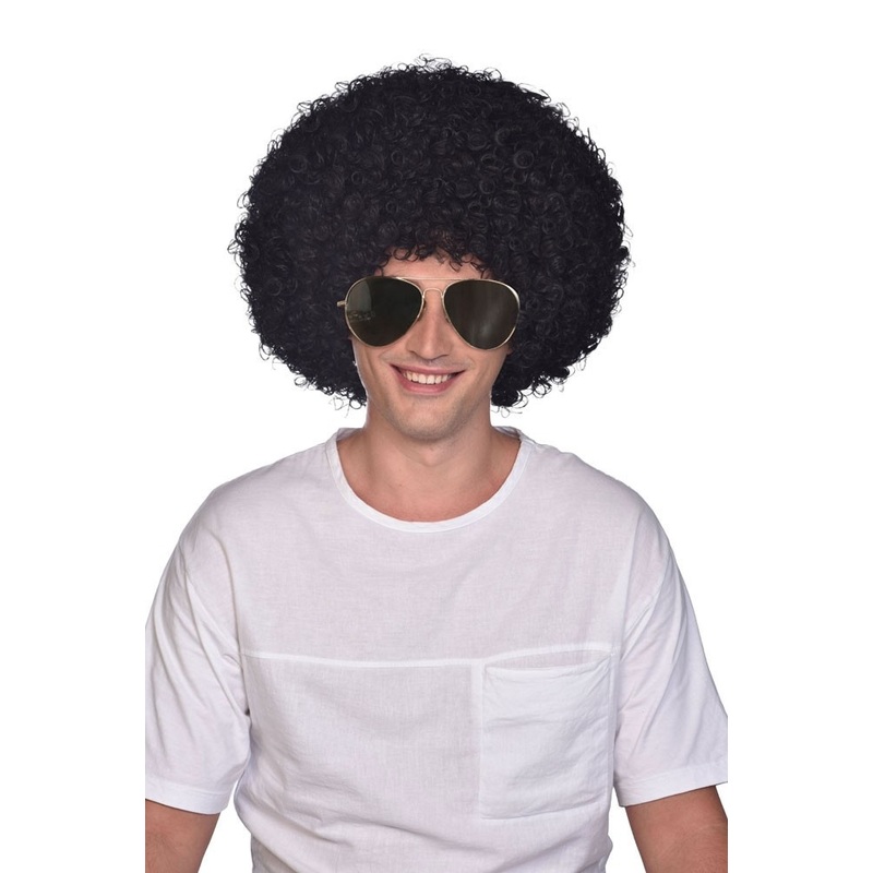 Black Afro Wig Funky Dancer