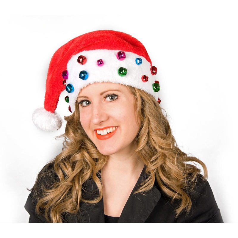 Christmas belly bell pointed hat