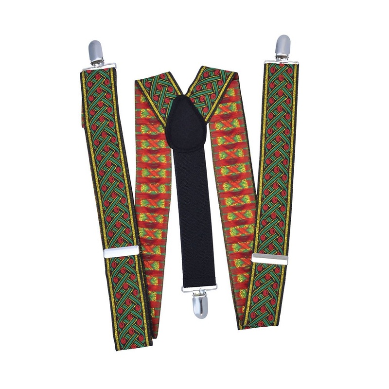 Christmas Santa X-Mas suspenders