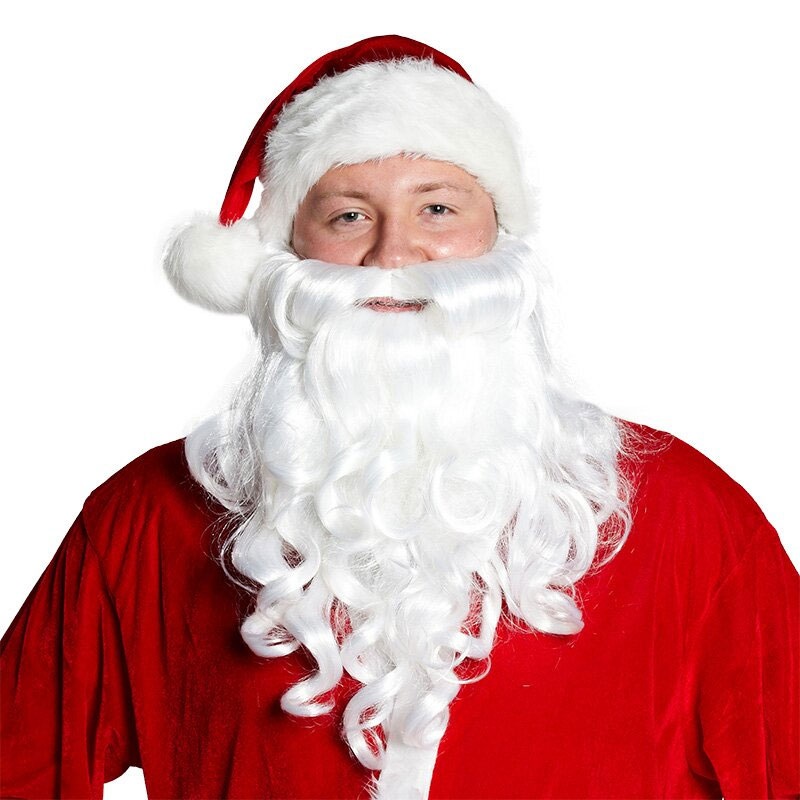 Curly Santa Claus Beard