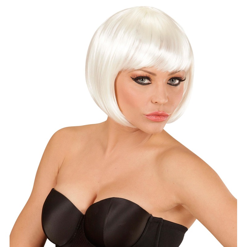 Funky bob wig white