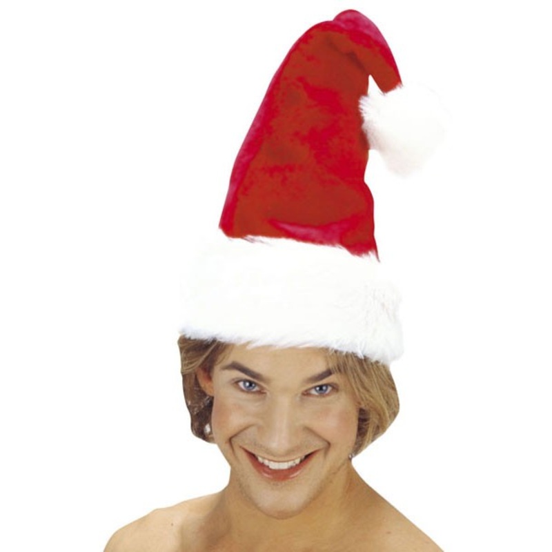 Red plush Santa hat