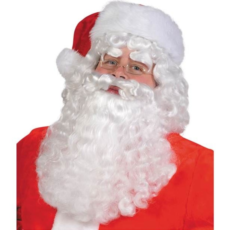 Santa Claus Wig, Beard & Eyebrow Set