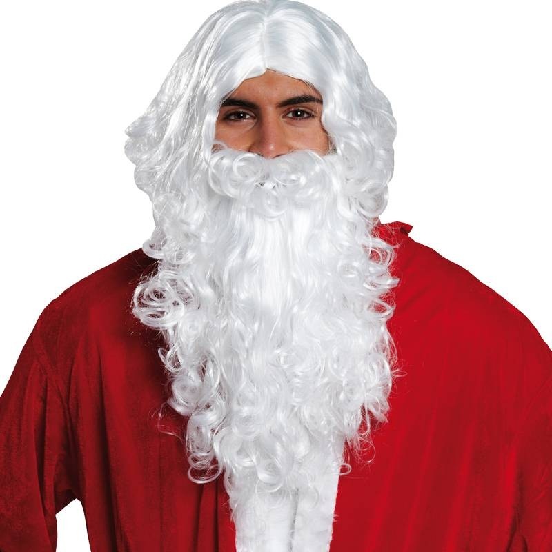 Santa Claus wig with a long beard
