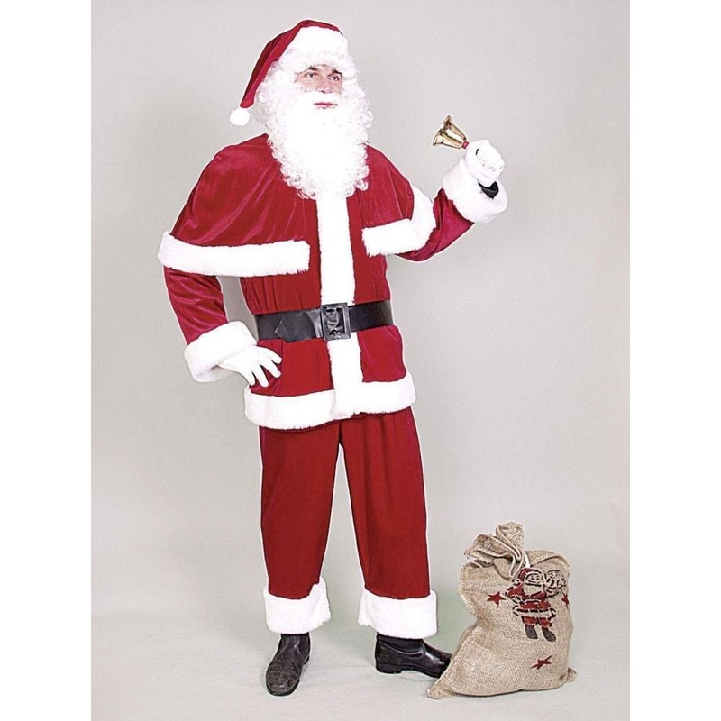 Santa costume with cape deluxe 52-54