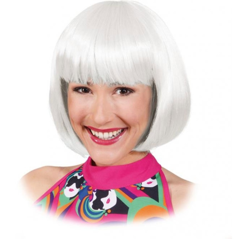 Sexy page head wig Mirabella white