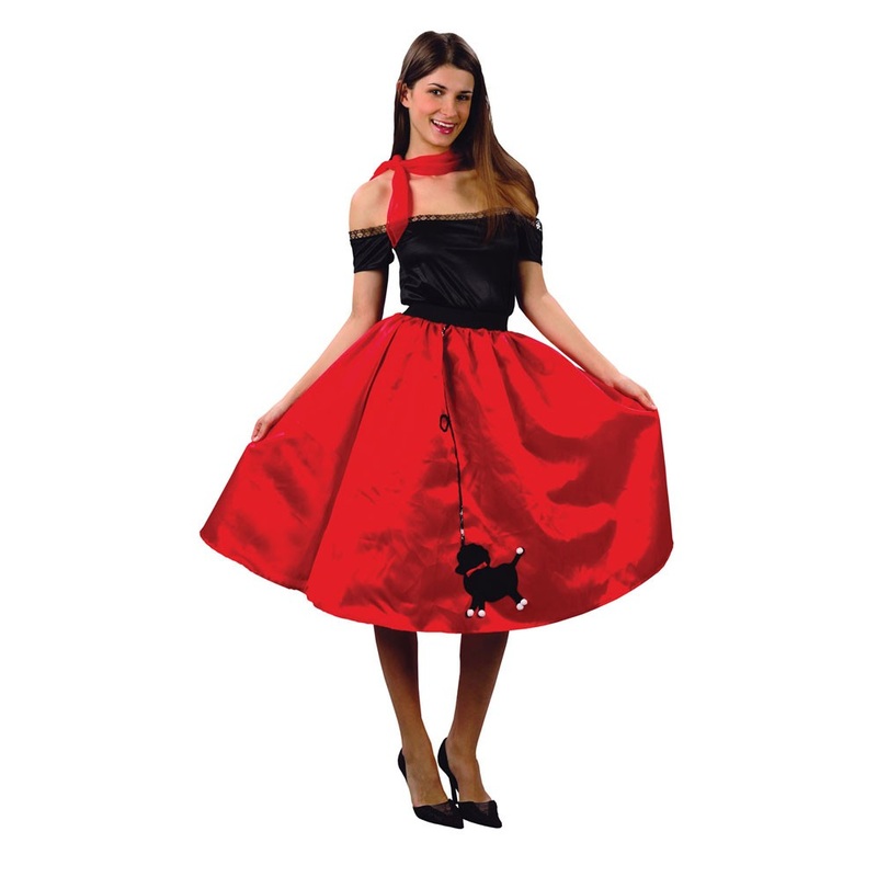 50s poodle ladies costume