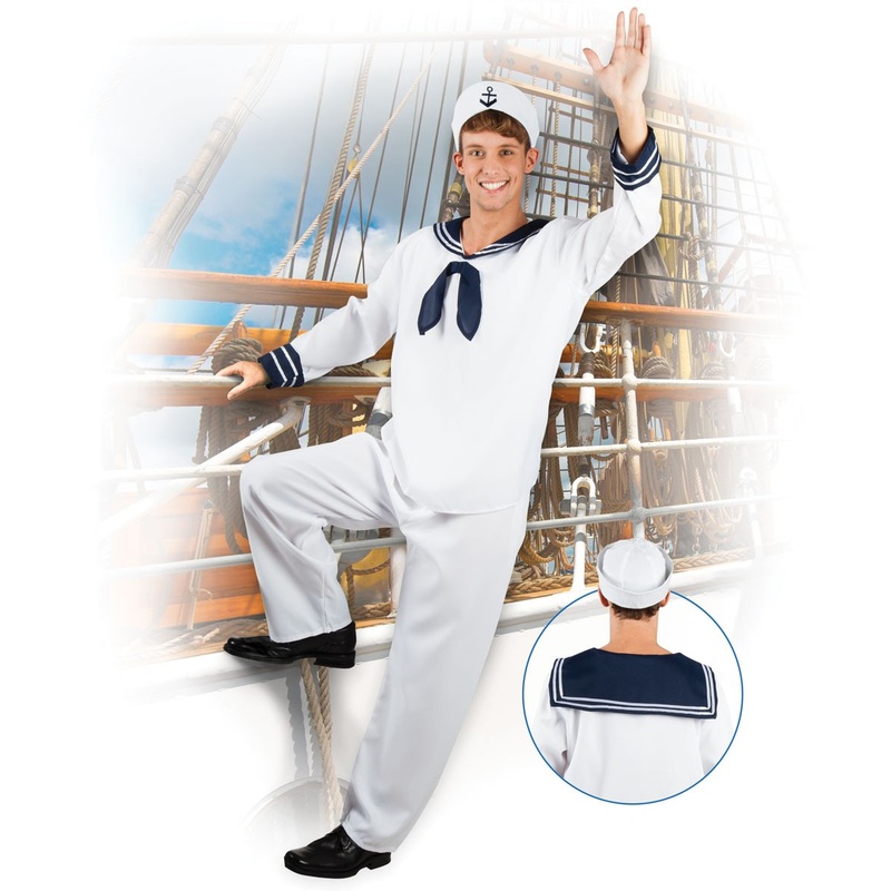 Classic board sailor men's costume 50-52