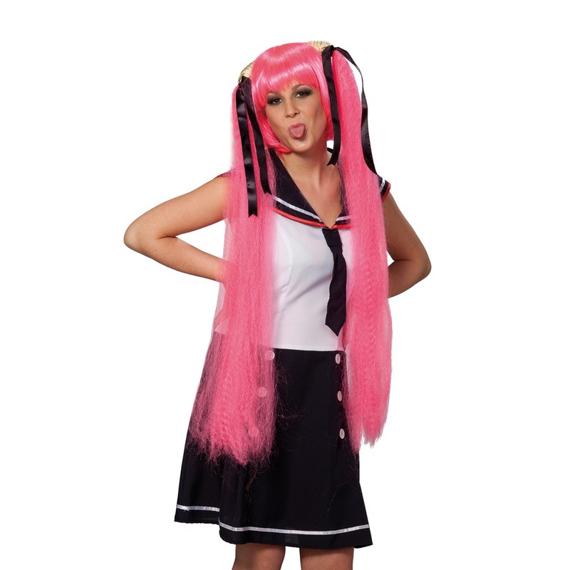 Funky Space Girl Wig Pink