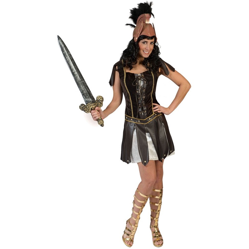 Gladiator Andorina women's dress with gold decorations 36-38