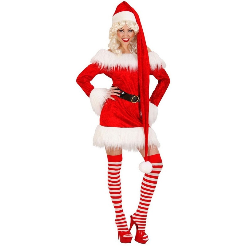 Maxi-length Christmas hat with pompom 150cm