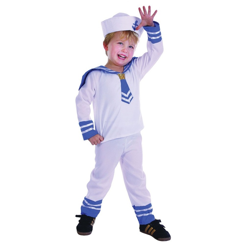 Mini marine sailor child costume
