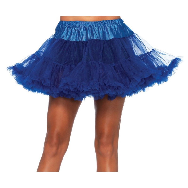 Plush petticoat blue