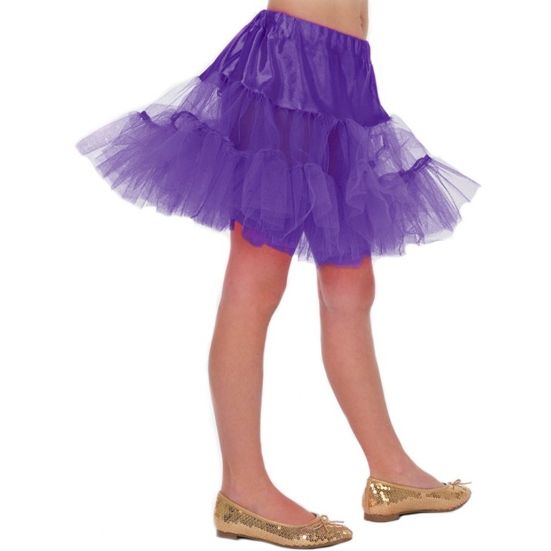 Purple tutu petticoat for kids 128