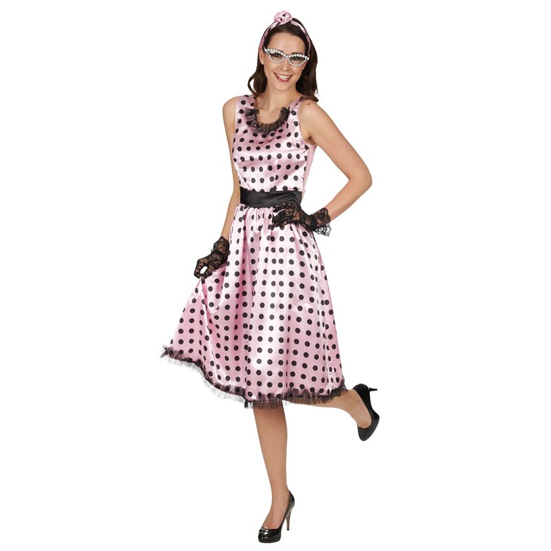 Rockabilly Lady Miri Polka Dots Costume 32-34