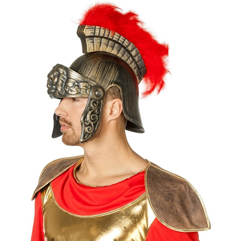 Roman gladiator helmet