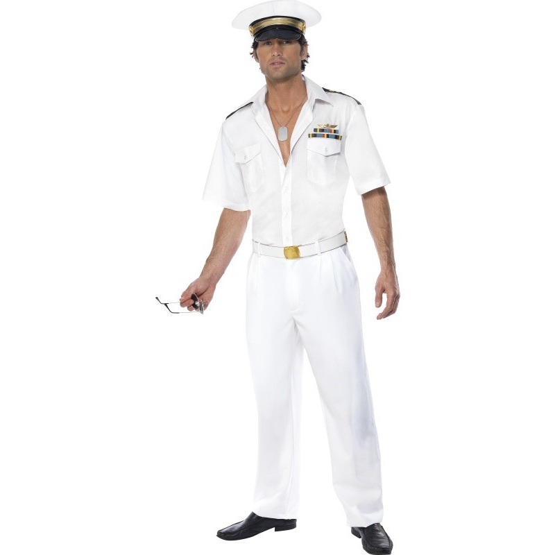 Top Gun captain men's costume M