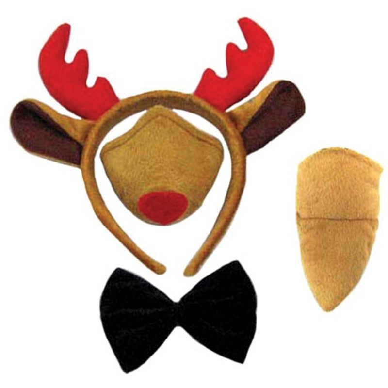 4-piece reindeer Rudi set