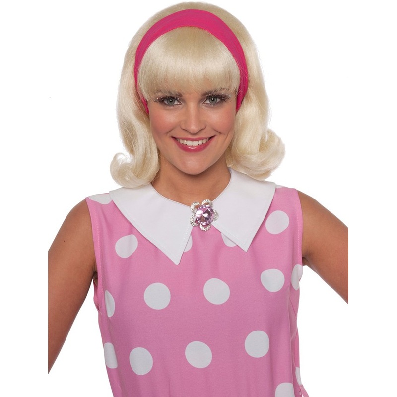 Blonde Patty Wig With Headband