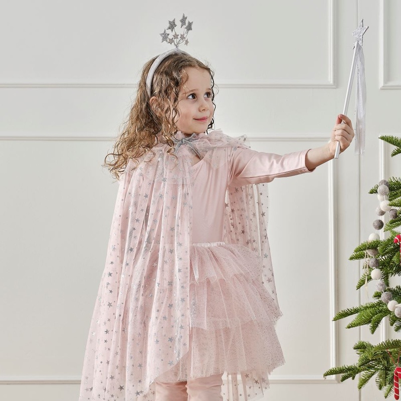 Glitter fairy princess girl costume deluxe