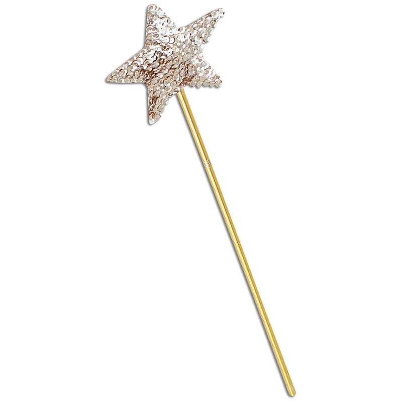 Golden sequin wand