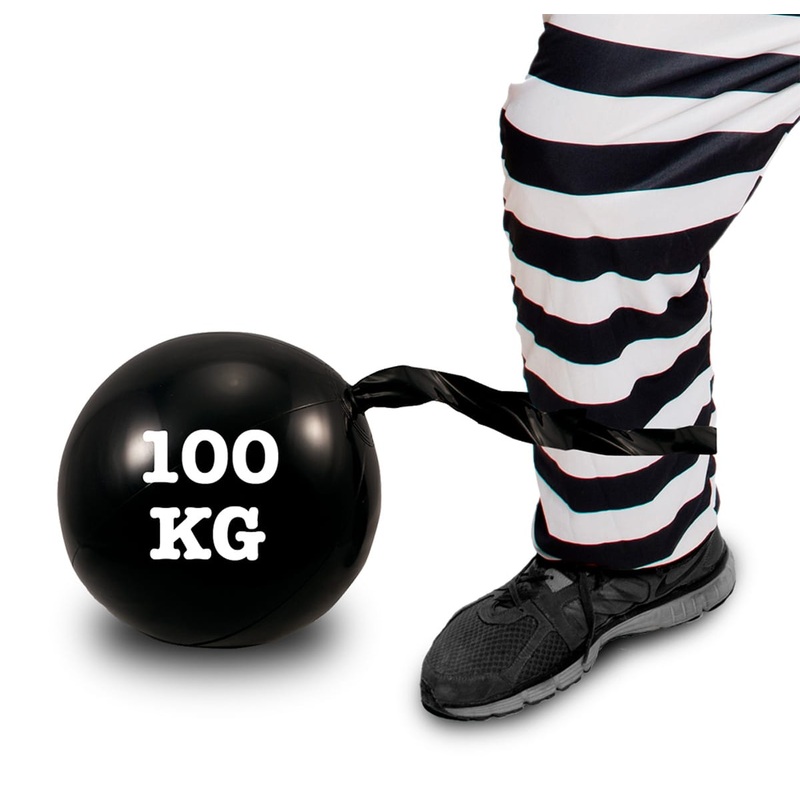 Inflatable convict ball 25cm