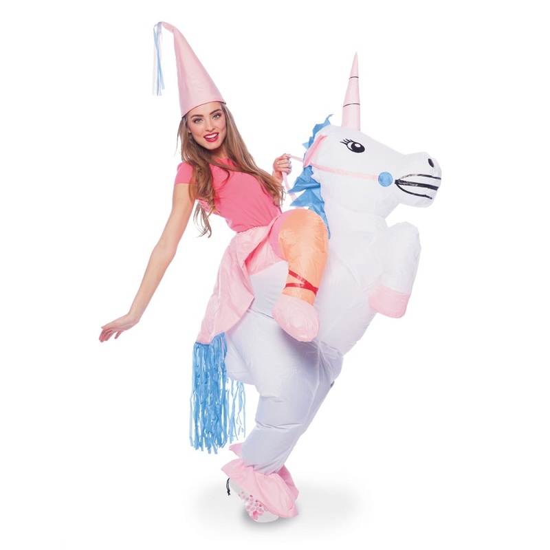 Inflatable unicorn costume