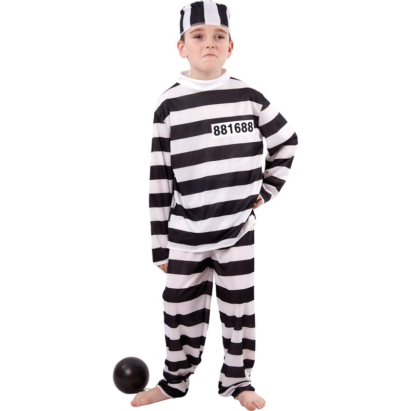 Little prisoner child costume