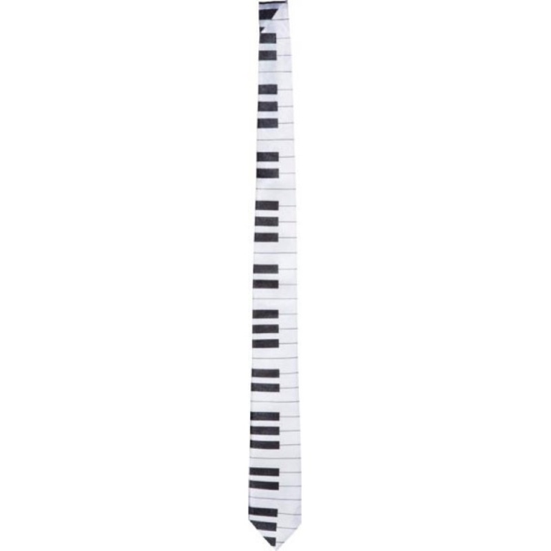 Musician tie piano keys