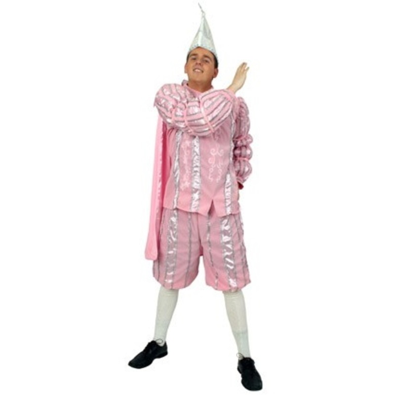 Pink Carnival Prince men's costume