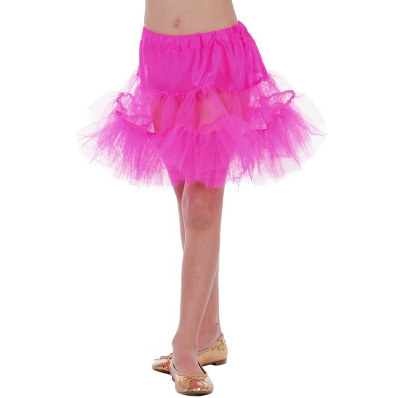 Pink tulle petticoat for children 128