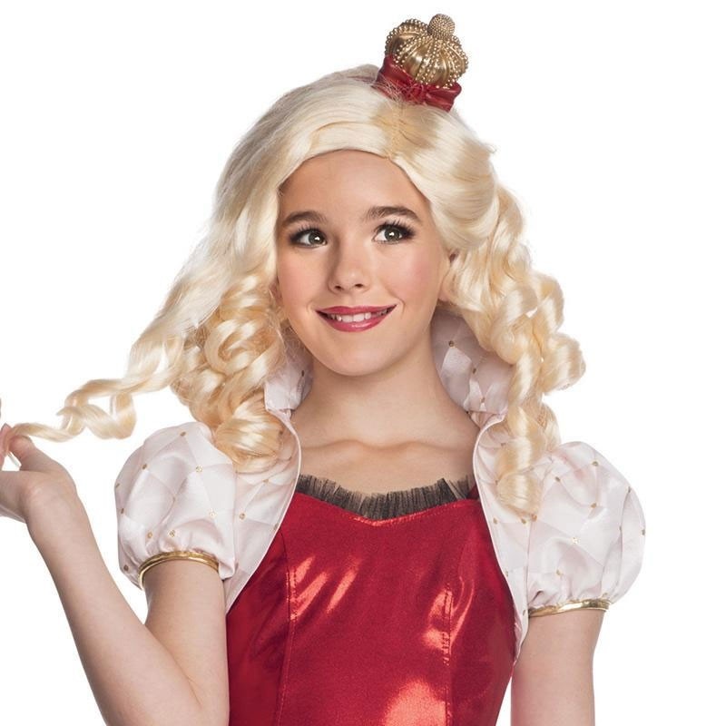 Princess child wig Apple White