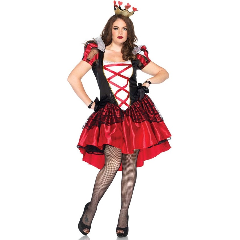 Queen of Hearts ladies costume XL-XXL
