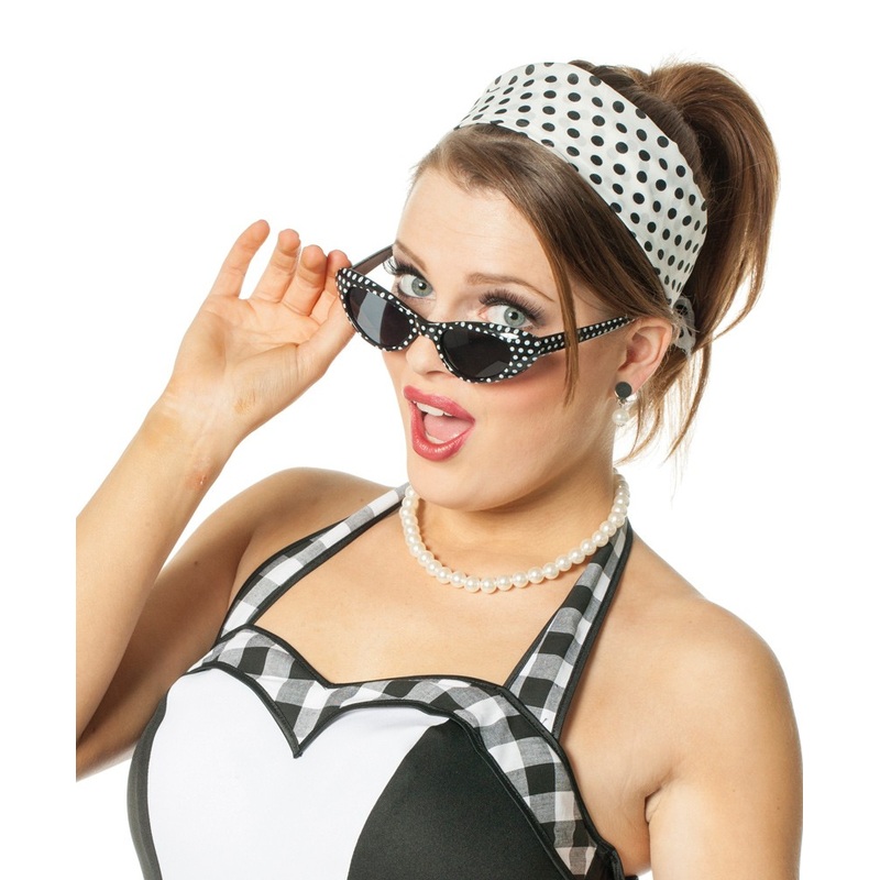 Rockabilly costume set 4 pieces