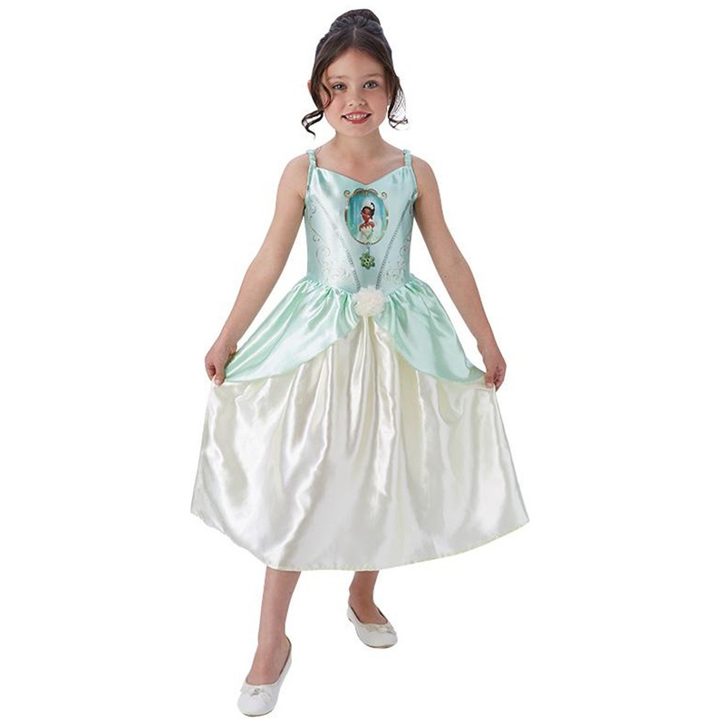 Tiana fairy tale princess dress for children S