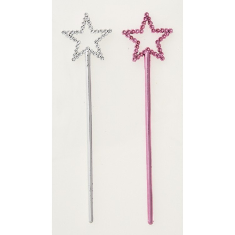 8 fairies glitter wand 18cm