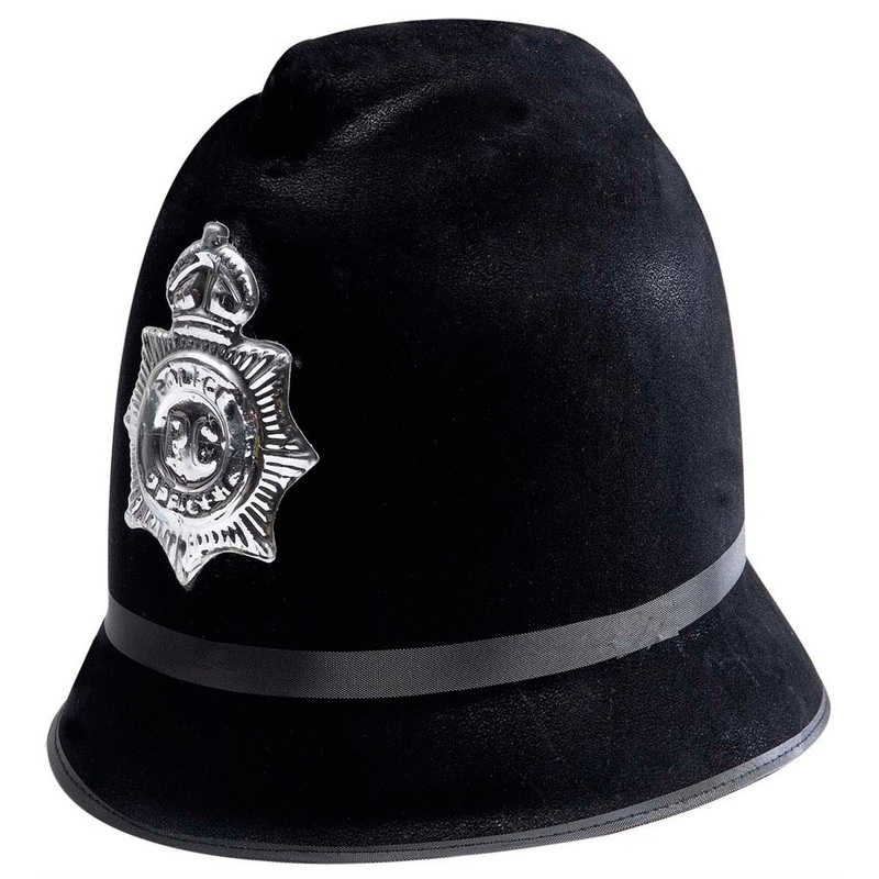 British Police Hat In Black